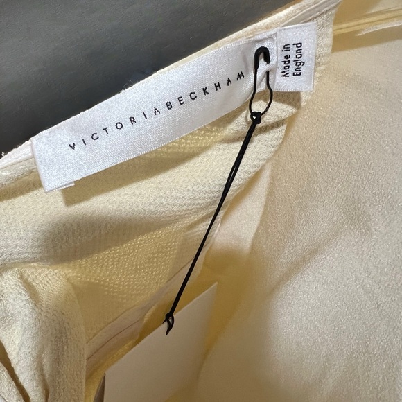 Victoria Beckham Off-White Backless Blouse UK 10 (US S) NWT - Picture 6 of 9